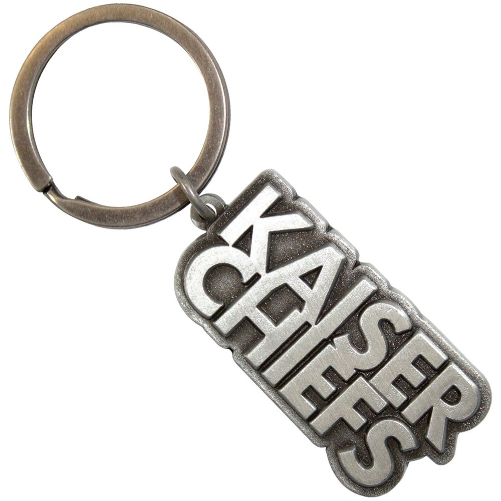Kaiser Chiefs - Skewed Logo Sleutelhanger - Zilverkleurig